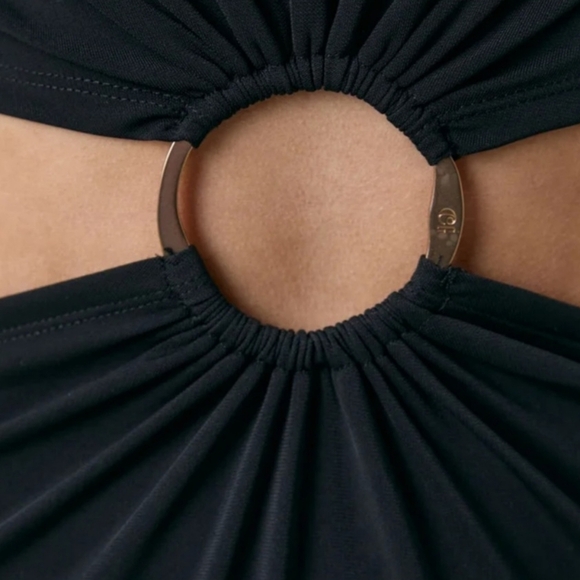 GAP x CULT GAIA Black Cutout Maxi Dress. Sz XL. NWT - Picture 6 of 11